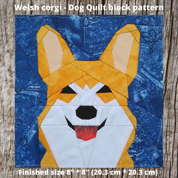 Welsh corgi - Dog Quilt block pattern.jpg