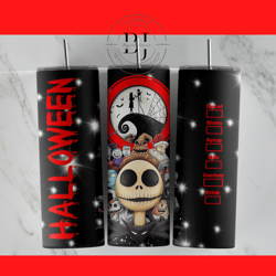 nightmare before xmas 20oz & 30oz Skinny Tumbler, for Sublimation, Tumbler Wrap, PNG Instant Digital Download