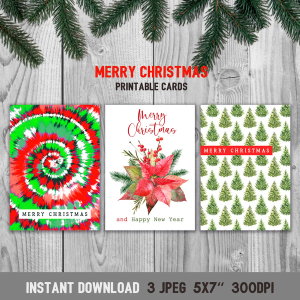 Printable Merry Christmas Card, Watercolor green Christmas t | Inspire Uplift printable-merry-christmas-card-watercolor-green-christmas-t-inspire-uplift