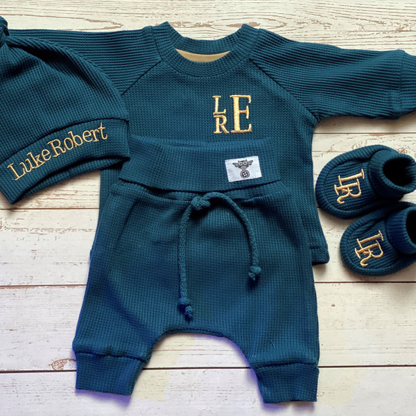 Teal-minimalist-baby-gift-Gender-neutral-baby-coming-home-outfit-Baby-shower-gift-Personalized-baby-hospital-outfit-Custom-baby-clothes-41.jpg