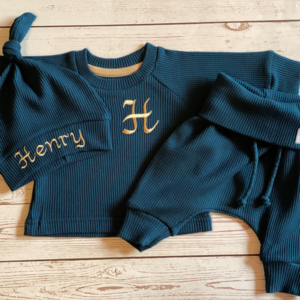 Teal-minimalist-baby-gift-Gender-neutral-baby-coming-home-outfit-Baby-shower-gift-Personalized-baby-hospital-outfit-Custom-baby-clothes-42.jpg