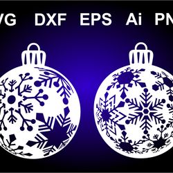 christmas ball svg