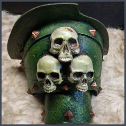 space marine cosplay made to order cosplay & paintball shoulder armor nurglit chaos marine-trooper cosplay and paintball