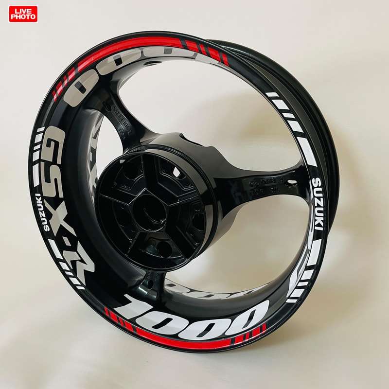 GSX-R 1000 wheel decals motorcycle Suzuki rim stickers gsxr | Inspire ...