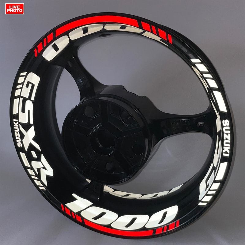 GSX-R 1000 wheel decals motorcycle Suzuki rim stickers gsxr | Inspire ...