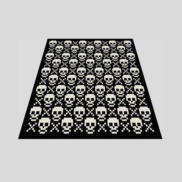 Skull Knitting Pattern Mini Skull And Crossbones Tote | Hello Yarn