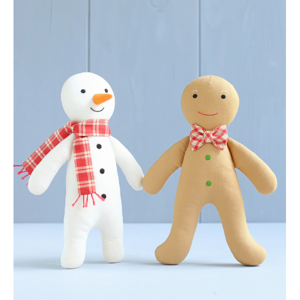 gingerbread man and snowman doll sewing pattern-1.jpg
