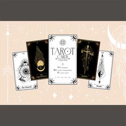 Major Arcana Deck svg, Tarot, Tarot Cards SVG, Minor Arcana SVG, Heavenly, Mystical svg, Astrology, svg files for cri