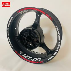 Yamaha MT-09 wheel decals motorcycle rim stickers wheel stripes vinyl rim tape reflective