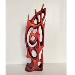 secrets of fire statuette of wood height 47 cm