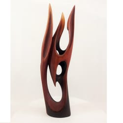 secrets of fire statuette of wood height 35 cm