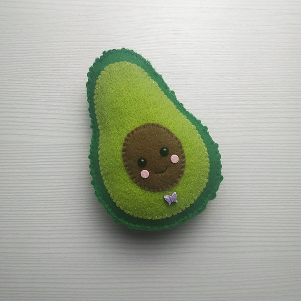 avocado felt pattern - 3