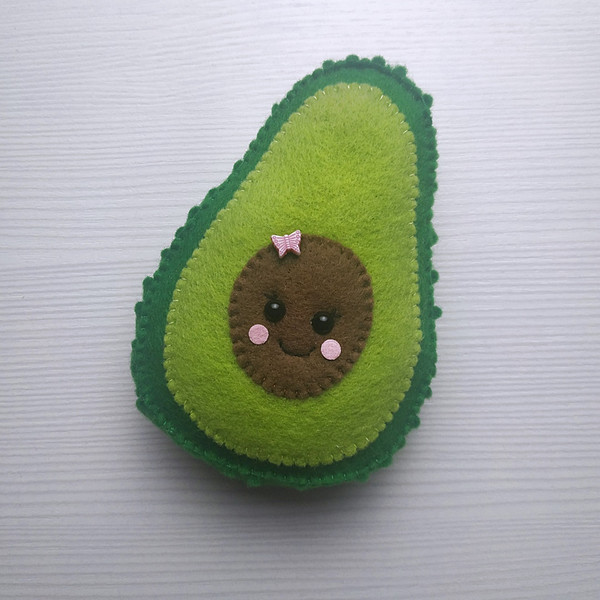 avocado felt pattern - 4