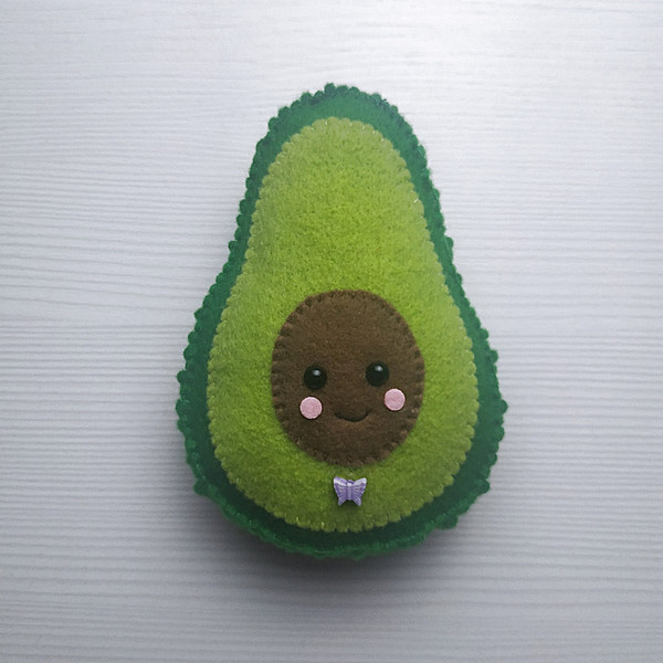 avocado felt pattern - 7