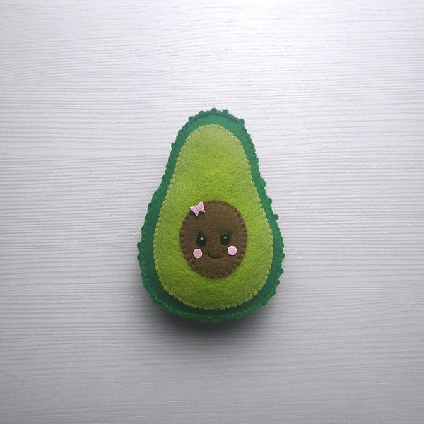 avocado felt pattern - 12