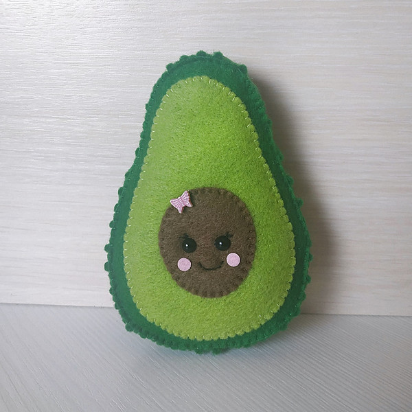 avocado felt pattern - 13