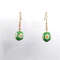 ball daizy earrings dangle drop earrings green earrings 2.jpg