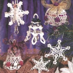 Christmas Ornaments Vintage Crochet Pattern PDF