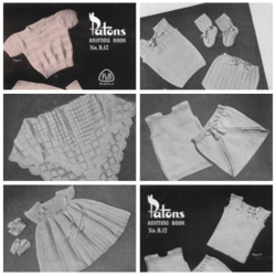 Digital | Vintage Knitting Pattern for Babies | Vintage 1950s | ENGLISH PDF TEMPLATE