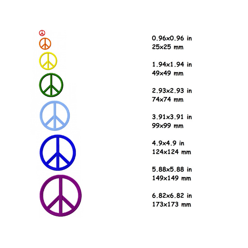 no war ukraine freedom hippie machine embrodiery design designs
