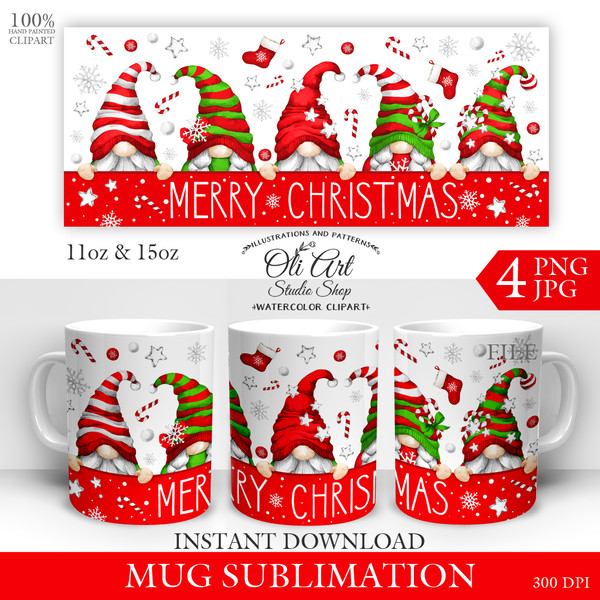 Christmas Gnomes Mug Sublimation_01.JPG