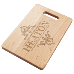 Personalized cutting board wedding gift Custom Engraved monogram