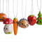 advent calendar filler Christmas ornaments Xmas tree, pumpkin lantern Jack, cute carrots, kawaii strawberries, funy hedgehogs, fly agaric mushrooms