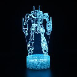 16 Colors Changing Night Led Lamp 3D Gipsy Danger 2.0 Pacific Rim New