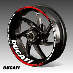 Rim Ducati stickers rim tape motor stickers Ducati decal rim Ducati wheel stickers racing stickers