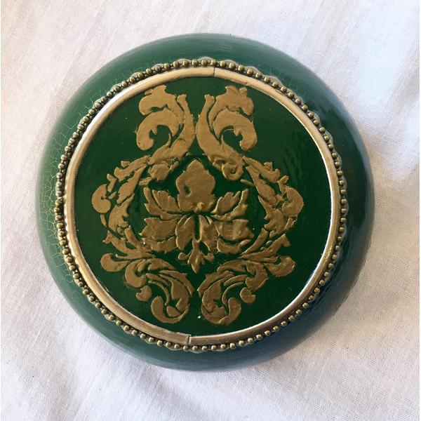 round green jewelry box, anniversary gift,  gift box for wife (1).JPG