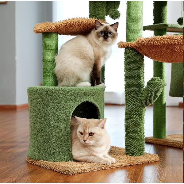 two-cats-in-the-cactus-cat-tree