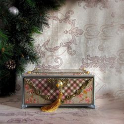 Romantic Jewelry storage, Chest Drawer, Jewelry Box, Jewellery drawer, Ring Holder, Anniversary gift, Treasure box