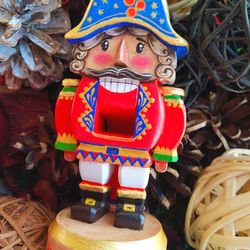 Nutcracker Christmas toy, wooden toy, Christmas decoration