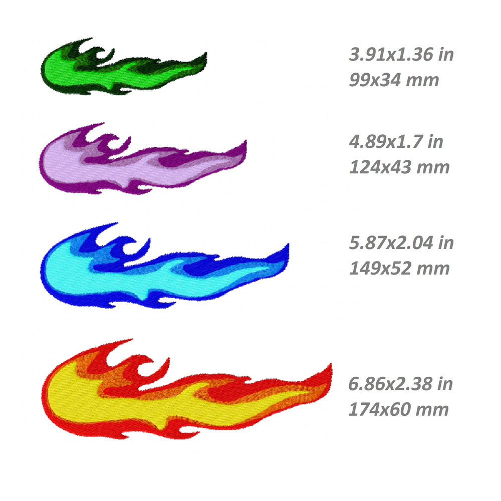nike fire fireball logo swoosh machine embroidery designs