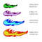 nike fire fireball logo swoosh machine embroidery designs
