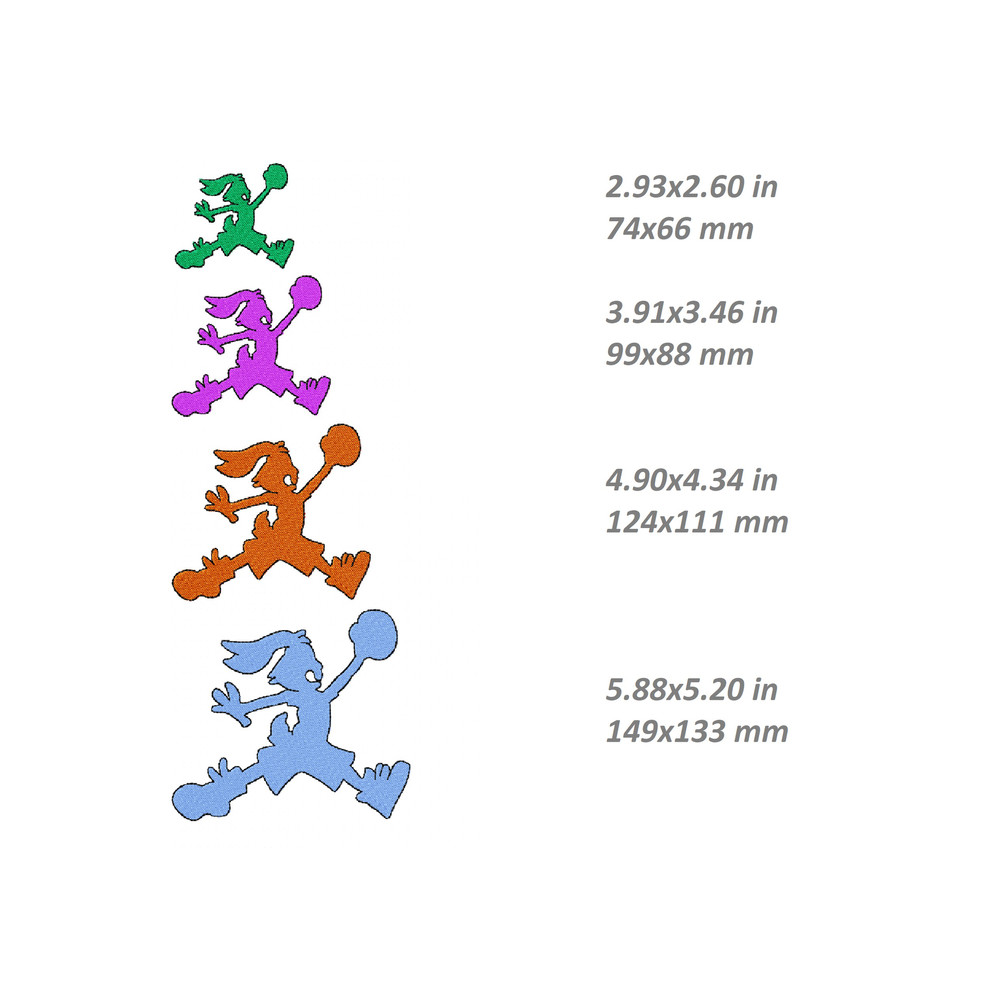 air jordan space jam nba bugs bunny machine embroidery designs