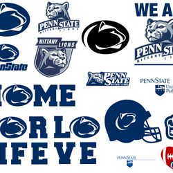 Penn State Nittany Lions Football Team SVG, Penn State Nittany Lions Bundle NFL svg, NCAA Svg, NFL Svg, MLB Svg, Eps, I