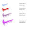 nike dripping drip swoosh logo machine embroidery designs