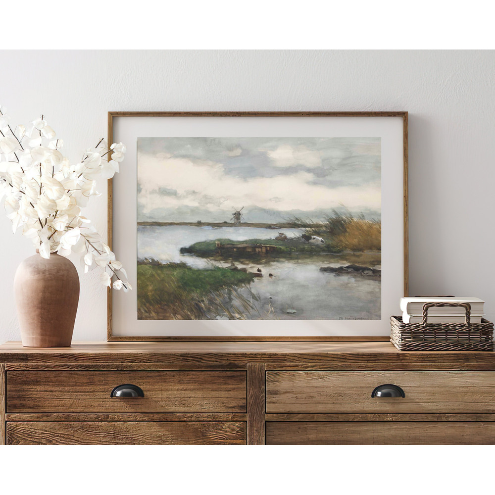vintage duch landscape wall art print.jpg