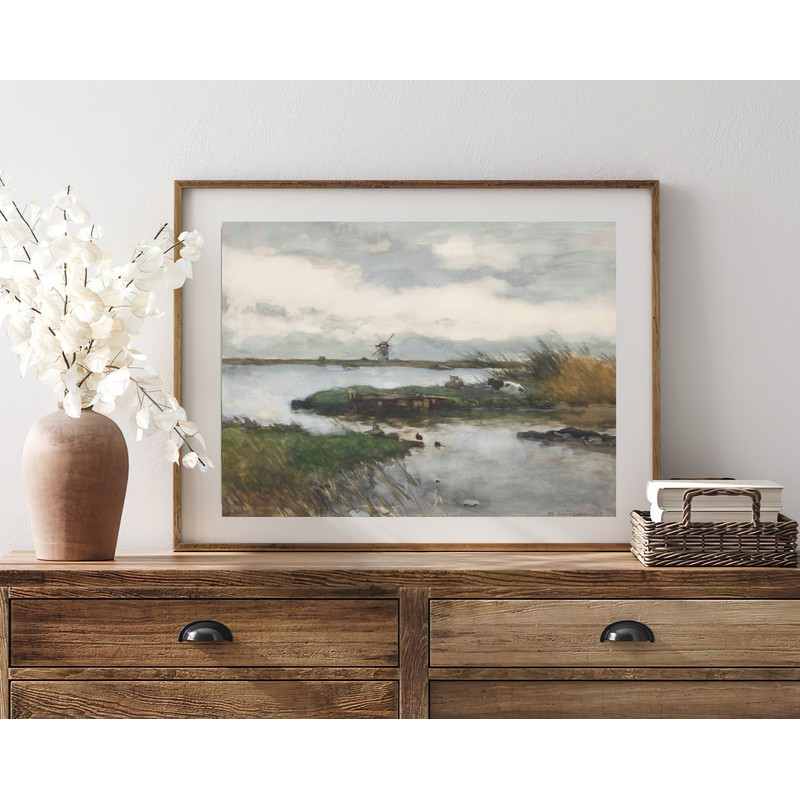 vintage duch landscape wall art print.jpg