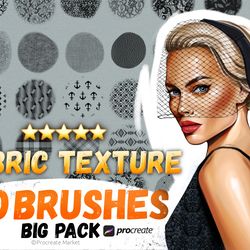 Procreate lace texture brushes. Procreate Fabric. Procreate Lace brush. Textile brushes. Brushes for Procreate. Clothes