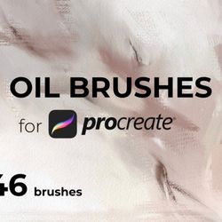 Painterly Oil & Acrylic Brush Bundle for Procreate - Dynamic Impasto Thick Paint Strokes in Procreate