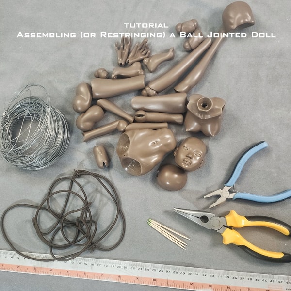 Control String Doll DIY assembling restringing a ball jointed doll pdf. Gluing t - Inspire ...
