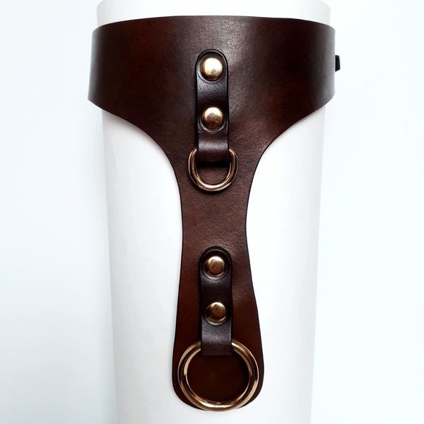 Handmade-brown-bdsm-collar-Unisex.jpg