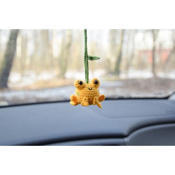 froggy car hanging Valentines day gift, frog rear view mirro - Inspire ...
