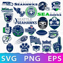 Seattle Seahawks Logo SVG, Seahawks PNG Logo, Seattle Seahawks Emblem, Seattle Seahawks Logo Transparent