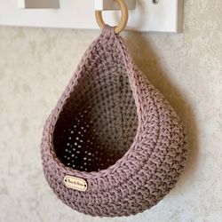 Large Wall hanging basket, Vegetable Storage hanging basket, Hanging Planter Basket, Hanging fruit basket waterproof
