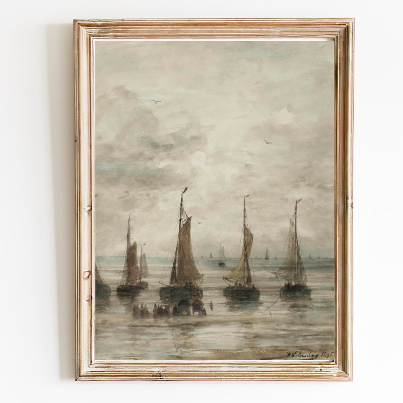 vintage sailboats wall art.jpg