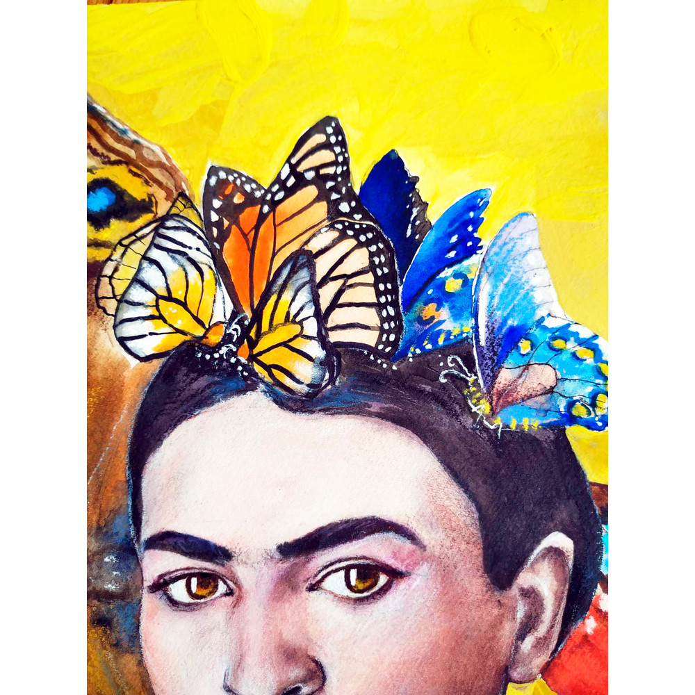 Frida Kahlo portrait with butterflies 1.jpg