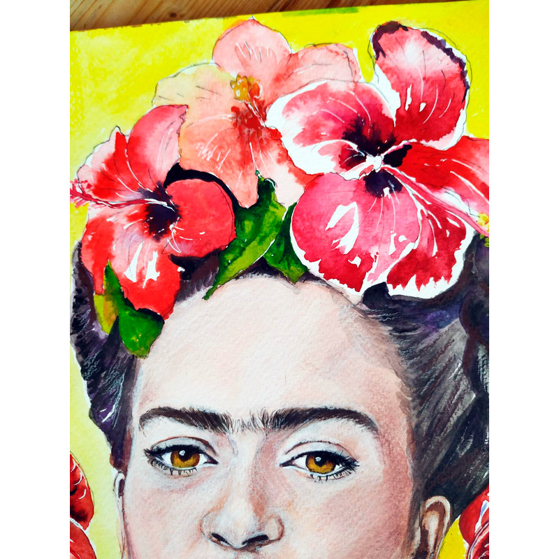 Frida Kahlo portrait anthurium wreath 5.jpg